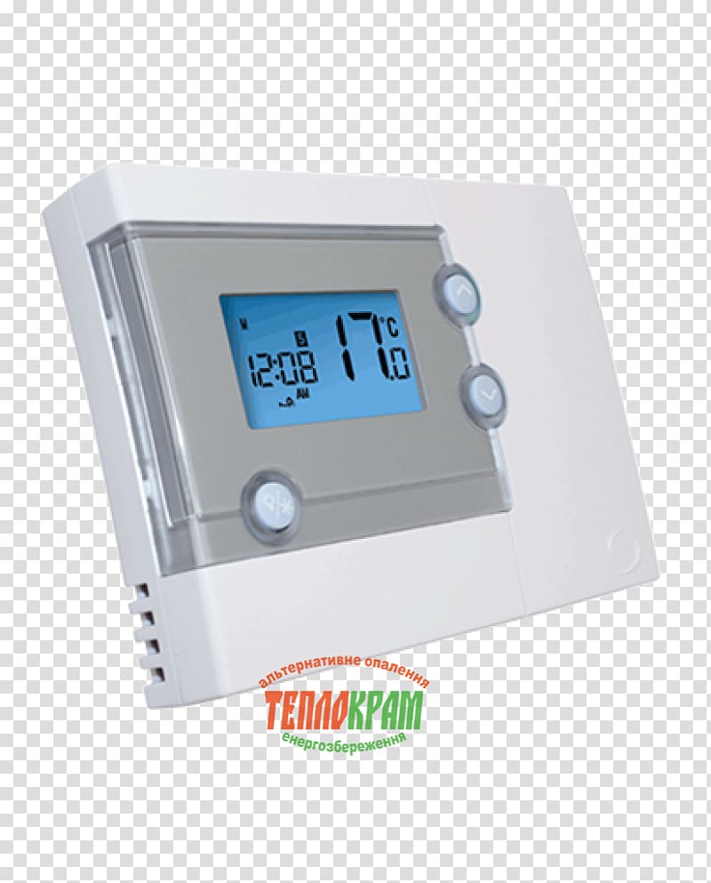 Programmable thermostat Central heating Room thermostat Boiler, thermostat transparent background PNG clipart