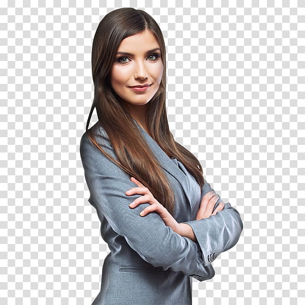 Portrait Logistics, business woman transparent background PNG clipart