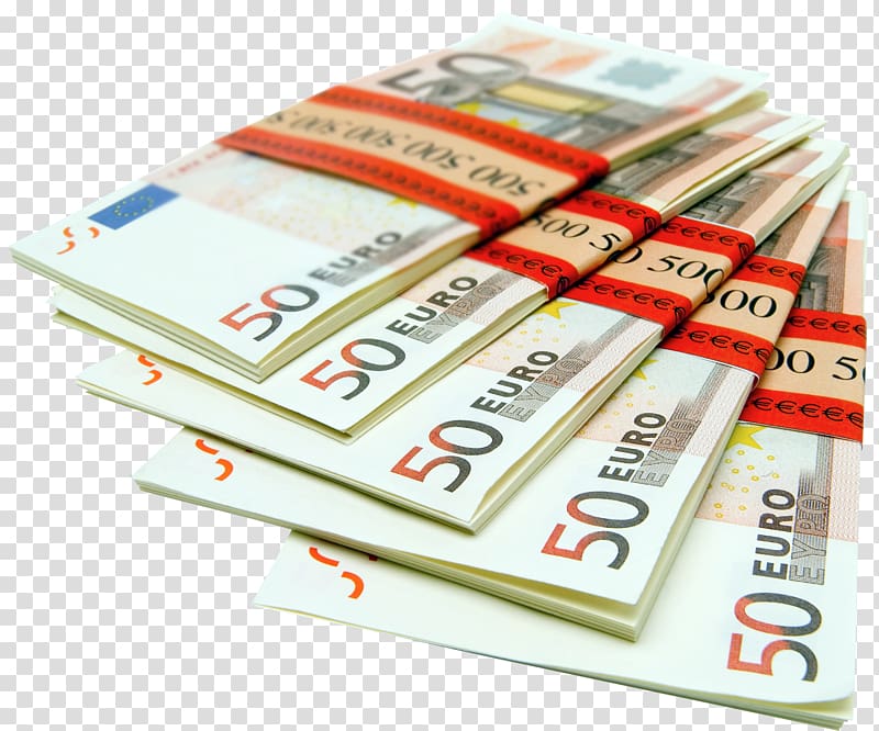 Euro banknotes Money 1 euro coin, euro transparent background PNG clipart