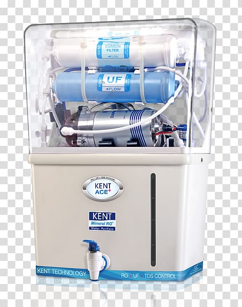 Water Filter Kent RO Systems Reverse osmosis Water purification, Water purifier transparent background PNG clipart