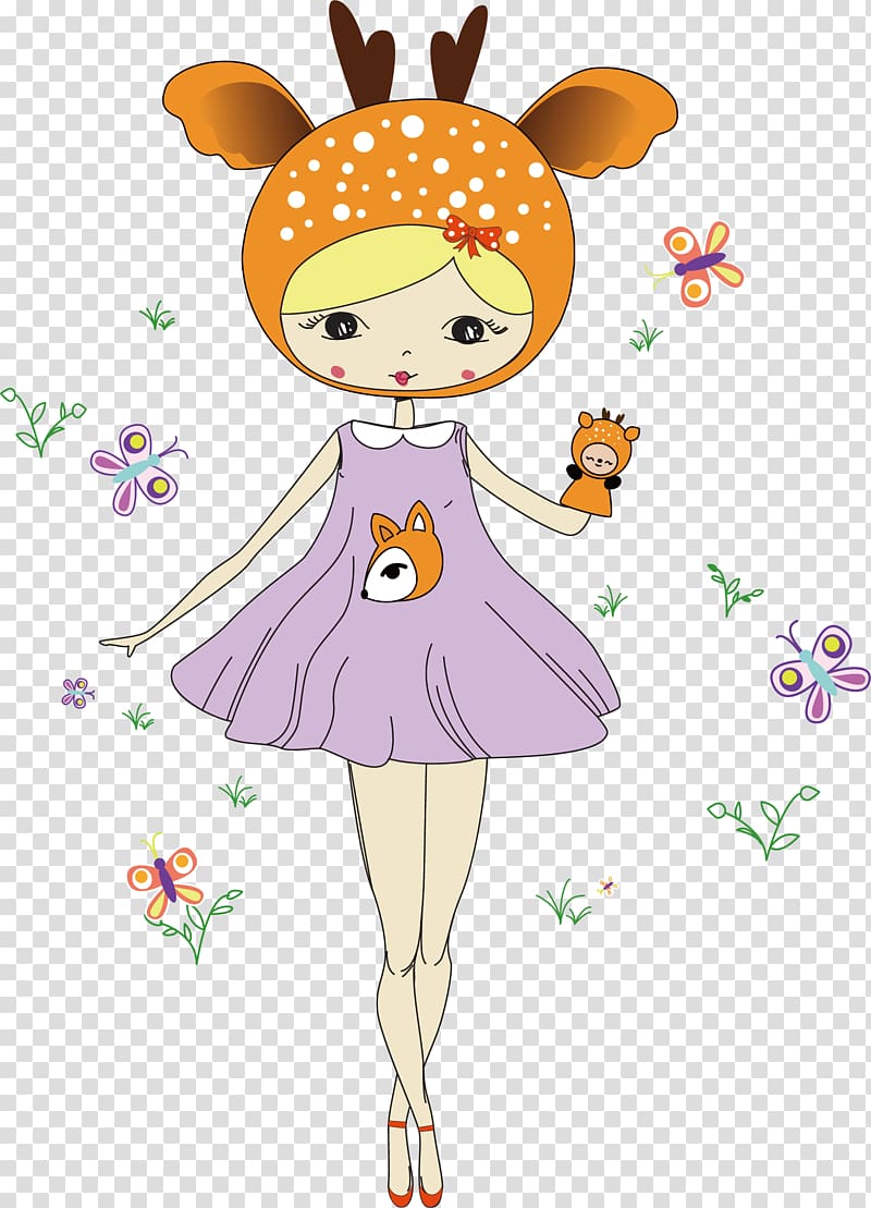 Cartoon Drawing Fairy tale Illustration, fairy tale princess transparent background PNG clipart
