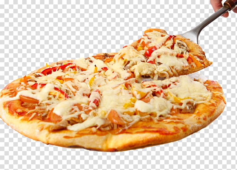 Sicilian pizza Italian cuisine Fast food, pizza transparent background PNG clipart