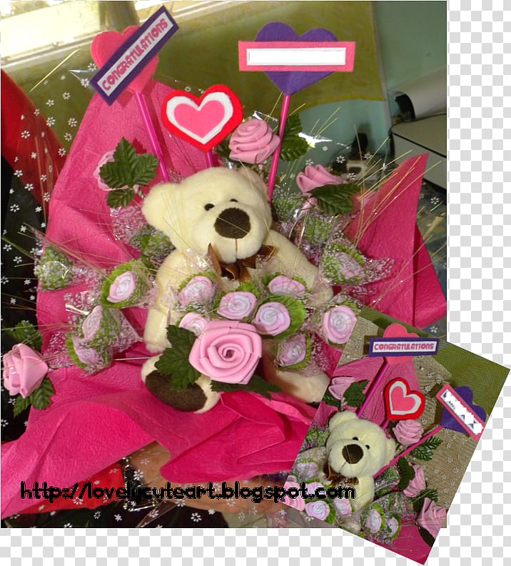 Floral design Stuffed Animals & Cuddly Toys Cut flowers Flower bouquet, flower transparent background PNG clipart