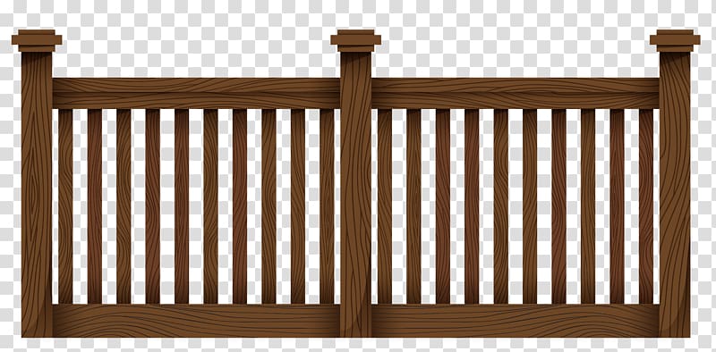 brown picket fence clip art