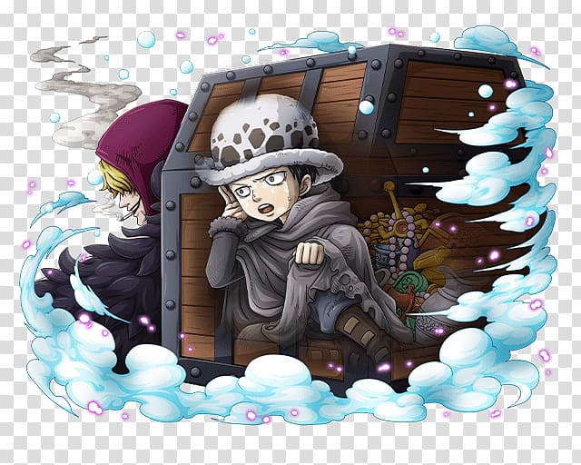 Trafalgar D. Water Law Monkey D. Luffy One Piece Treasure Cruise Donquixote Doflamingo, one piece transparent background PNG clipart