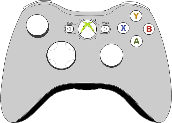 Xbox 360 controller Xbox One controller Joystick , Awful transparent background PNG clipart