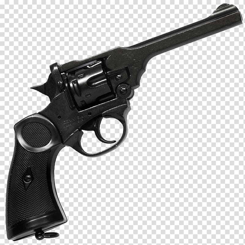 Weapon Webley Revolver Gun Firearm, dead rose transparent background PNG clipart