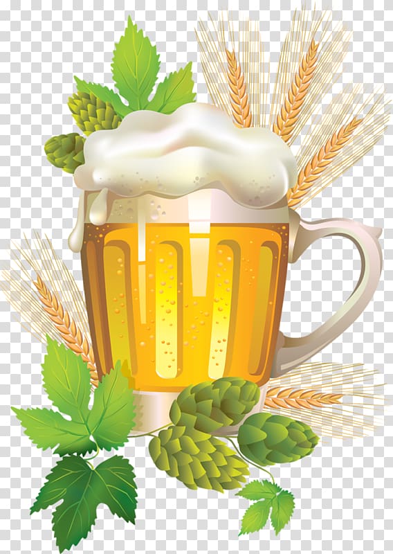 Beer Glasses Beer head Hops Beer Brewing Grains & Malts, beer transparent background PNG clipart