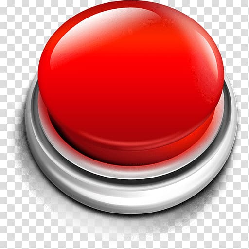 red button , Push Button transparent background PNG clipart