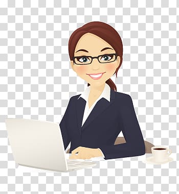 office secretary clipart