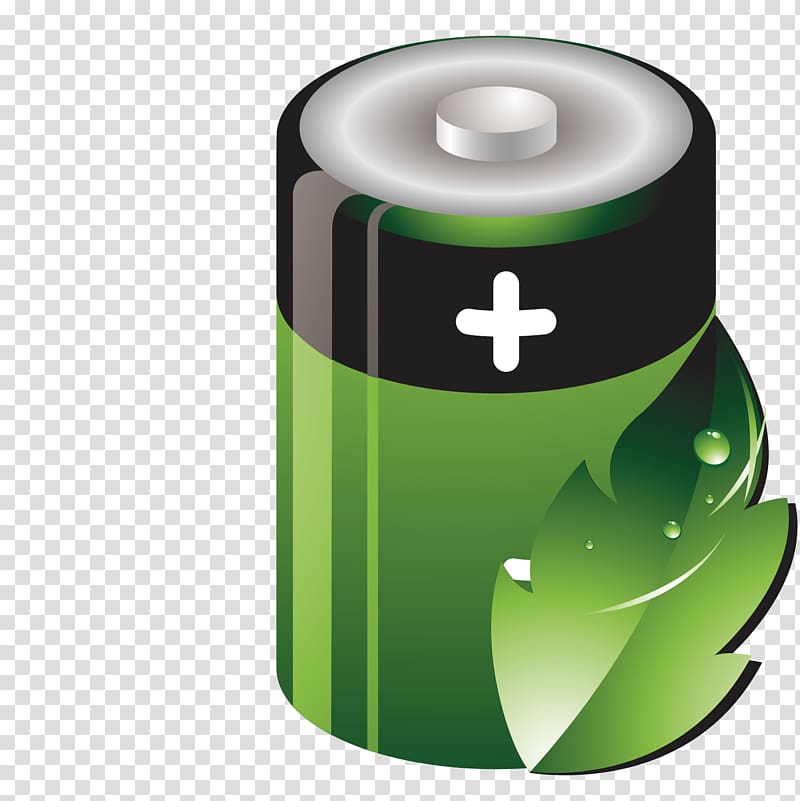 green battery clipart