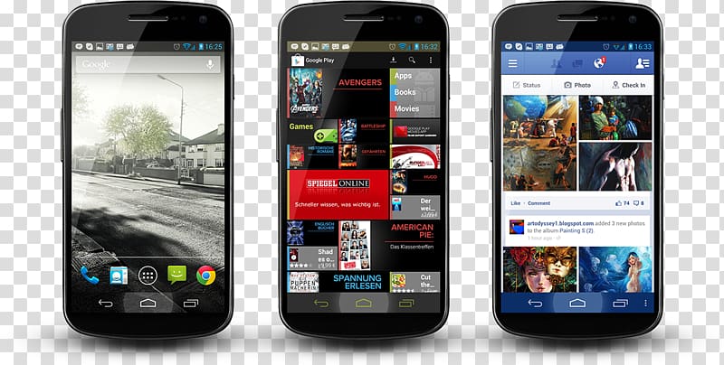 Smartphone Feature phone Galaxy Nexus Paranoid Android Nexus 10, smartphone transparent background PNG clipart