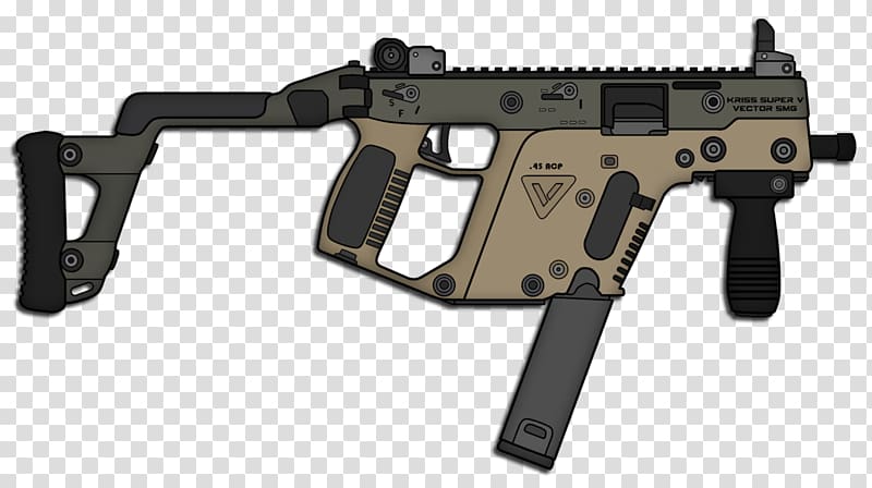 KRISS Weapon Submachine gun Firearm, Scar transparent background PNG clipart