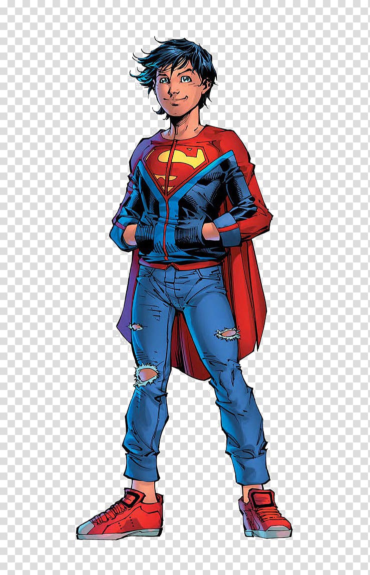Superman Damian Wayne Jonathan Kent Superboy Batman, superman transparent background PNG clipart