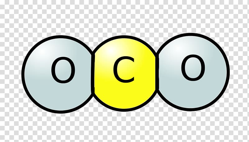 Carbon dioxide Molecule Atom air, 70 transparent background PNG clipart