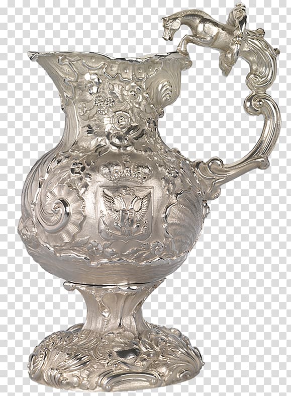 Silver-gilt Ruzhnikov Household silver Vase, silver trophy transparent background PNG clipart