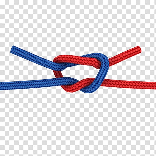 Dynamic rope Reef knot Single-rope technique, rope knot transparent background PNG clipart