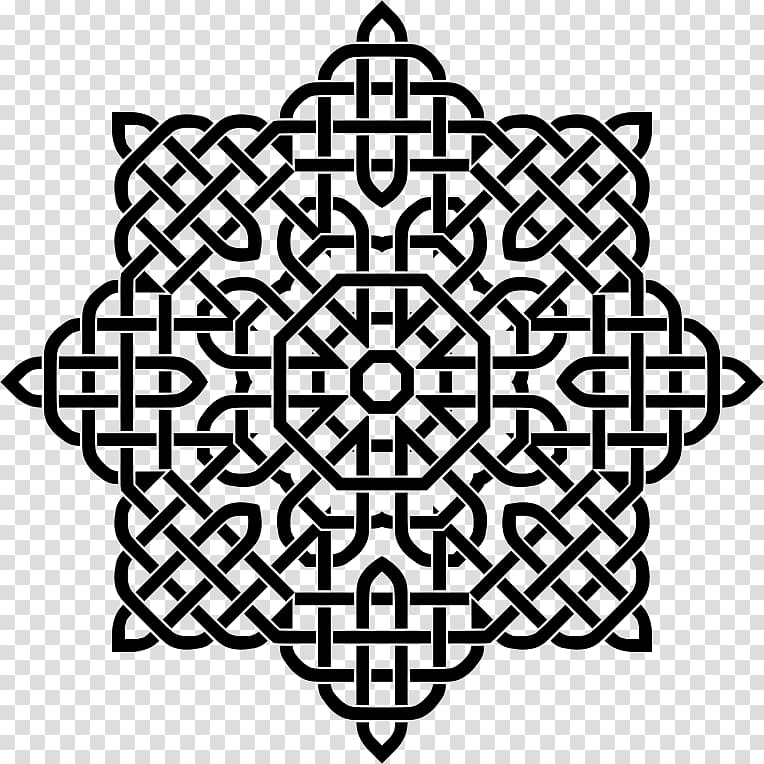 Celtic knot Celts , moslem pattern transparent background PNG clipart