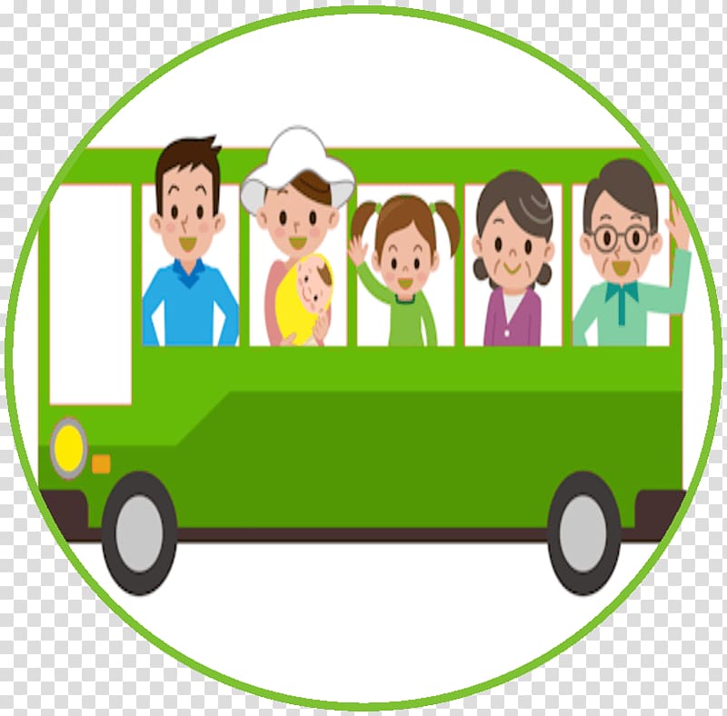 Bus Public transport Air Transportation Travel, green travel transparent background PNG clipart