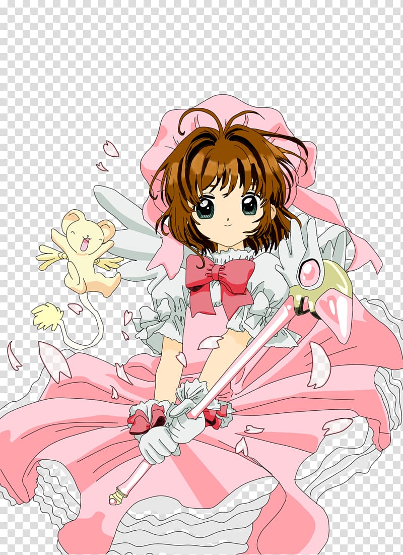 Sakura Kinomoto Cardcaptor Sakura Cartes de Clow Manga Anime, Sakura Kinomoto transparent background PNG clipart