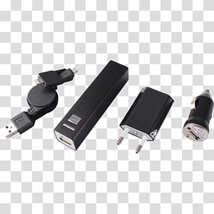 Battery charger AC adapter Laptop USB, Gift Box black transparent background PNG clipart thumbnail