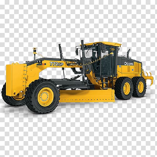 John Deere Caterpillar Inc. Grader Heavy Machinery Tractor, parking lot striping layout transparent background PNG clipart