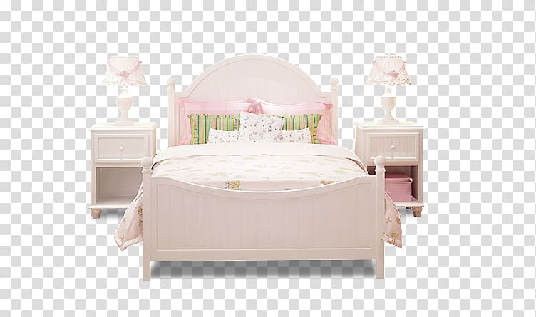 Bed Furniture Computer file, European-style princess bed transparent background PNG clipart