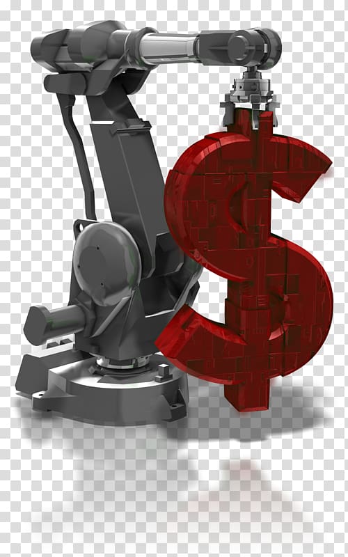 Robotic arm Money Finance Credit, robot transparent background PNG clipart