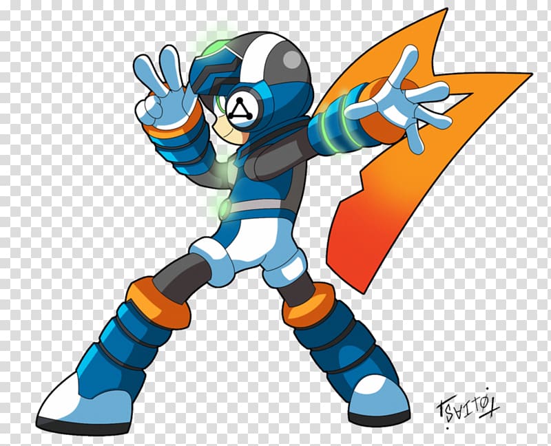 Mighty No. 9 Rockman EXE WS Mega Man Star Force Mighty Gunvolt Fan art, others transparent background PNG clipart