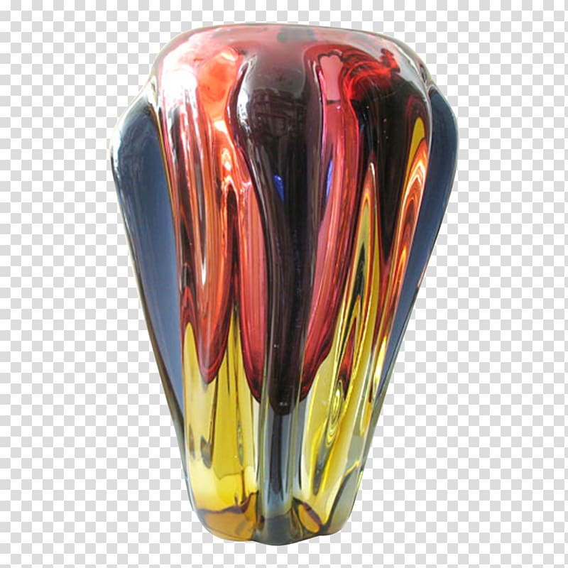 Murano glass Vase Seguso, vase transparent background PNG clipart