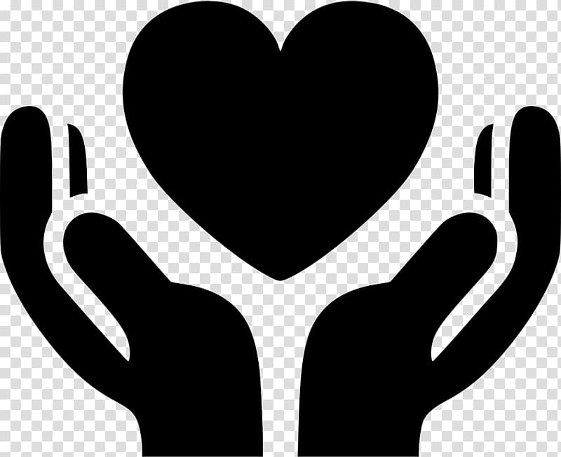 Computer Icons Hand heart Share icon, heart transparent background PNG clipart