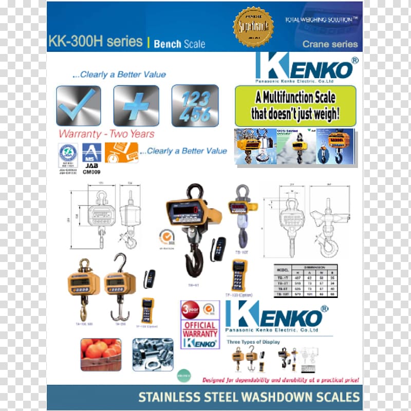 Measuring Scales PT KENKO ELECTRIC INDONESIA Measurement Mall Taman Anggrek Business, Timbangan transparent background PNG clipart