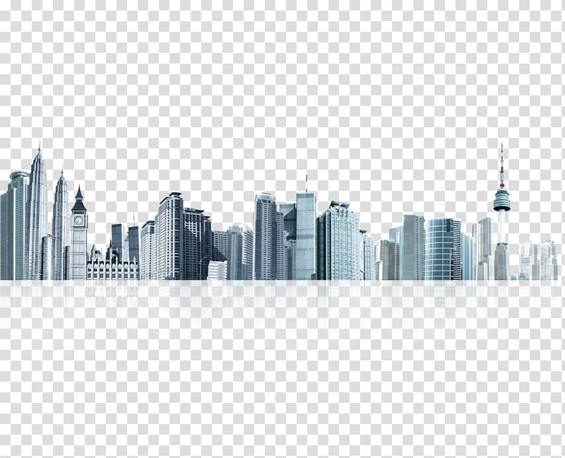 landmark building cityscape , Building Silhouette Architecture, Building building transparent background PNG clipart