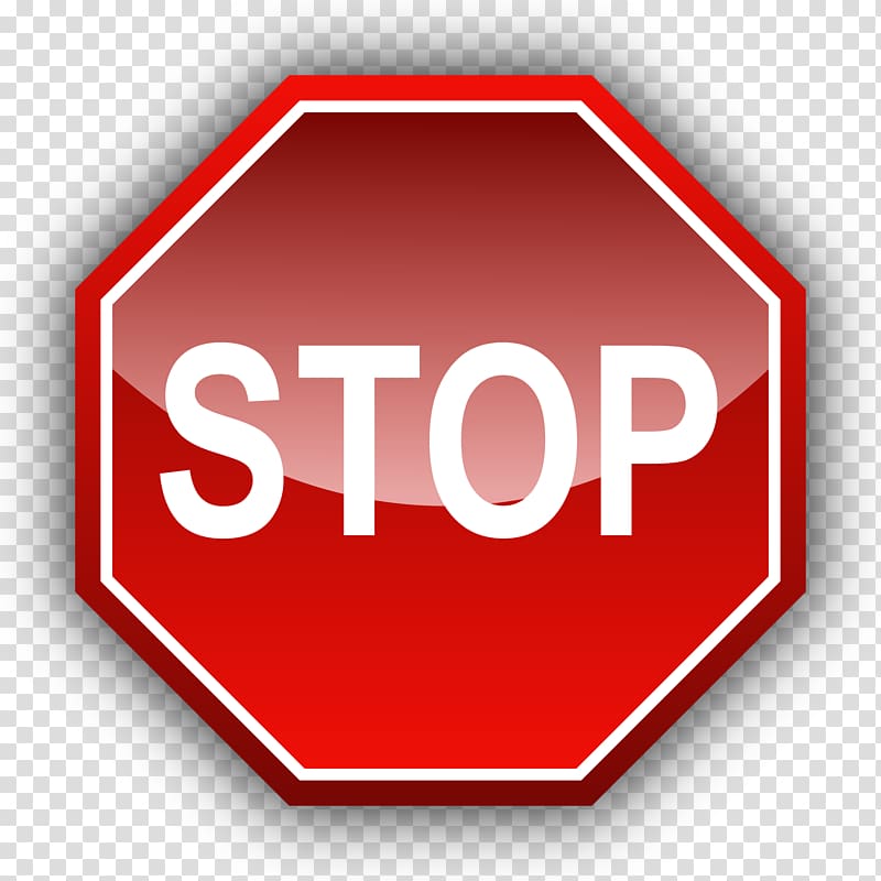 Stop sign Traffic sign Regulatory sign , sign stop transparent background PNG clipart