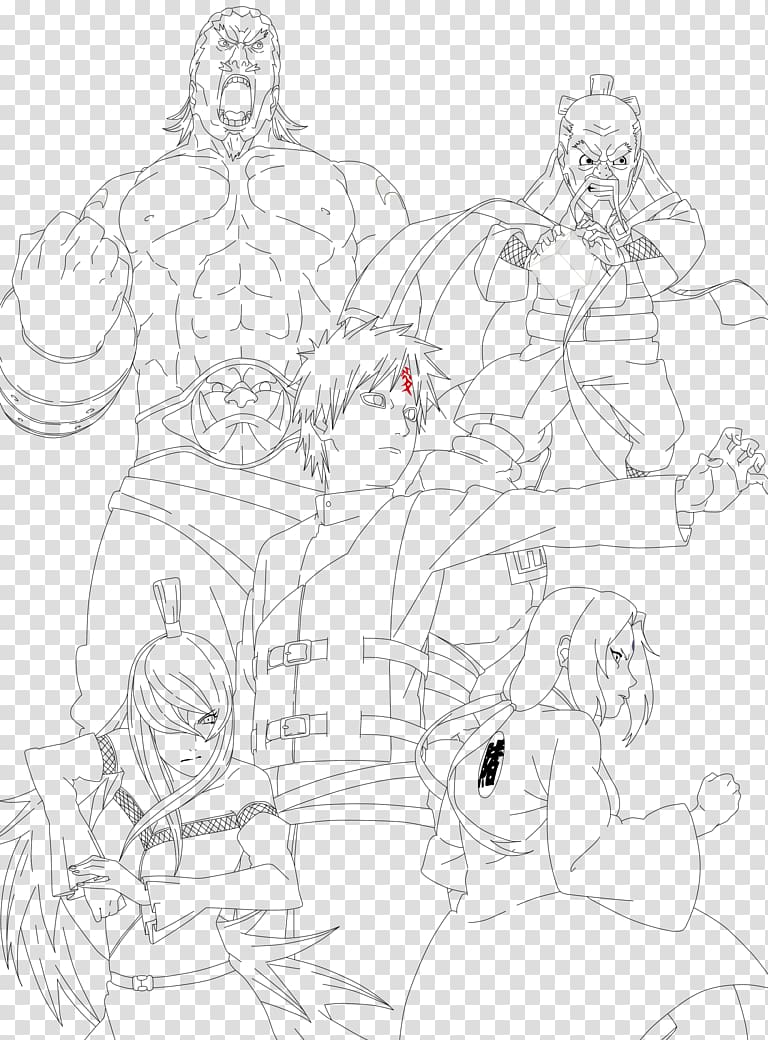 Inker Drawing Line art Cartoon Sketch, lineart naruto transparent background PNG clipart