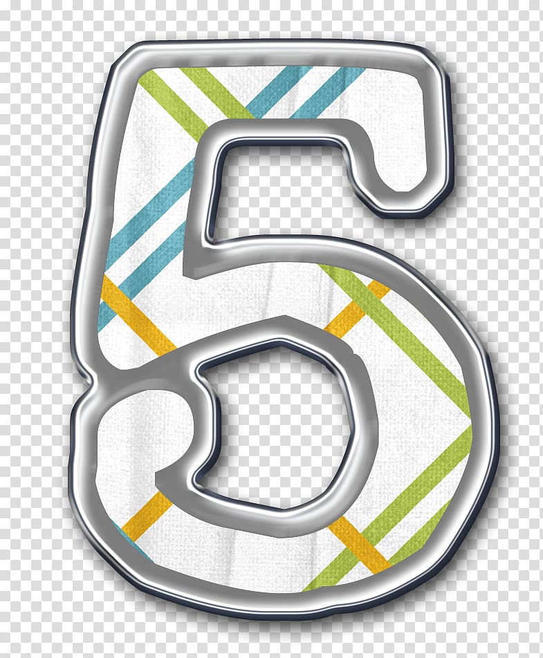 Number Symbol Numerical digit, Number 5 transparent background PNG clipart