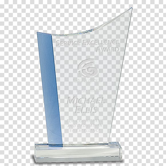 Trophy Award Glass Commemorative plaque Engraving, Trophy transparent background PNG clipart