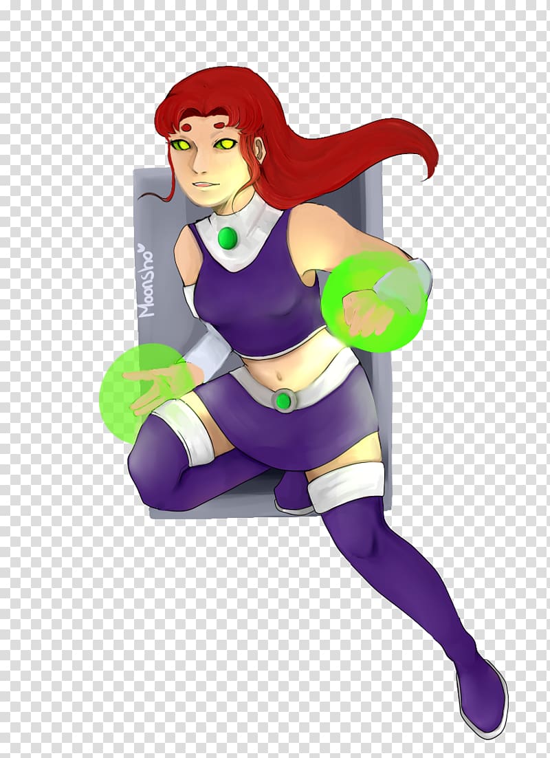 Teen Titans Starfire Raven Gizmo Robin, teen titans transparent background PNG clipart