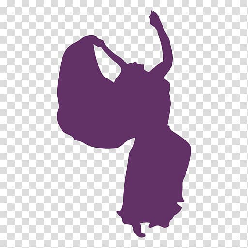 Silhouette Belly dance Dancer, Silhouette transparent background PNG clipart