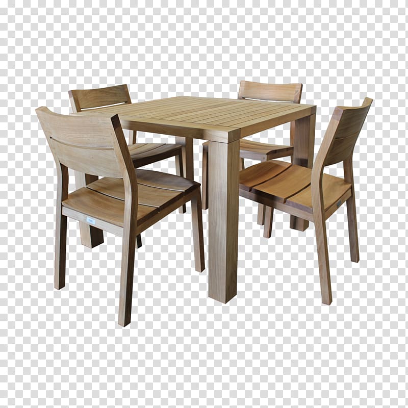 square brown wooden table and chairs, Table Dining room Chair Couch Garden furniture, Pure Dining Table And Mistra Side Chairs transparent background PNG clipart