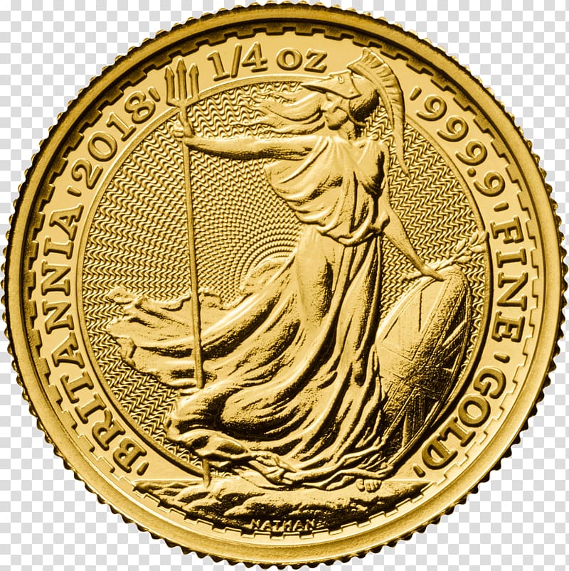 Royal Mint Britannia Bullion Gold bar, gold coins transparent background PNG clipart