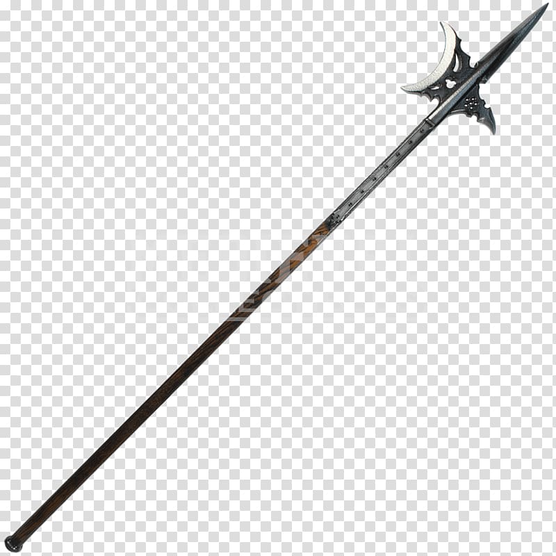 Halberd 14th century Pollaxe Pole weapon Glaive, halberd transparent background PNG clipart