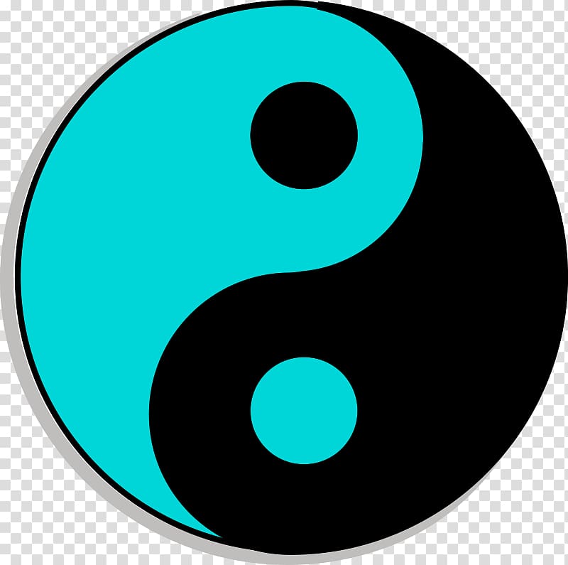Yin and yang Computer Icons Chinese dragon , yin yang transparent background PNG clipart
