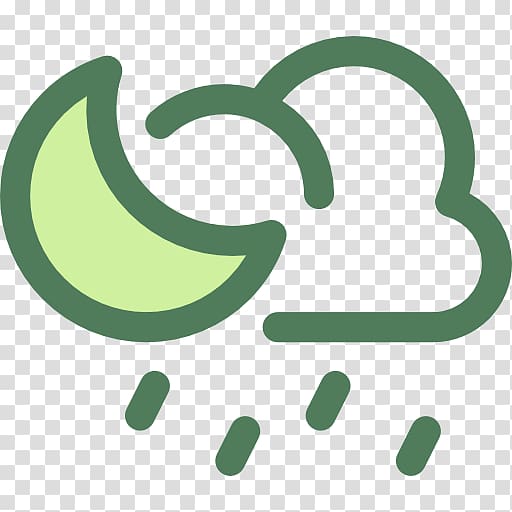 Weather forecasting Computer Icons , a rainy night transparent background PNG clipart