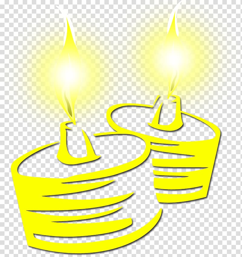 yellow tealight candle illustration, Yellow , ketupat transparent background PNG clipart