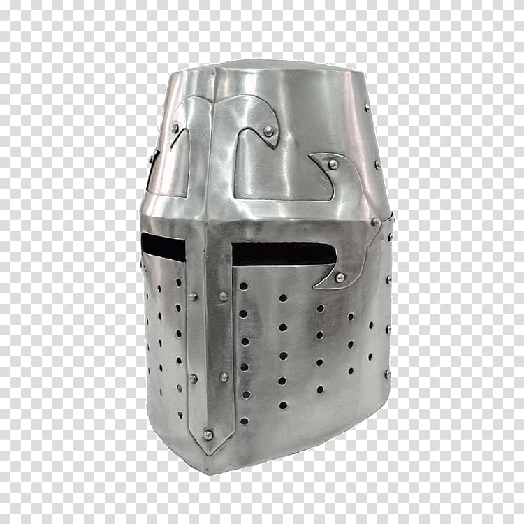 Combat helmet Body armor Knight Middle Ages, Helmet transparent background PNG clipart