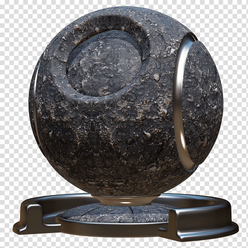 Stone carving Sphere Rock, wall crack transparent background PNG clipart