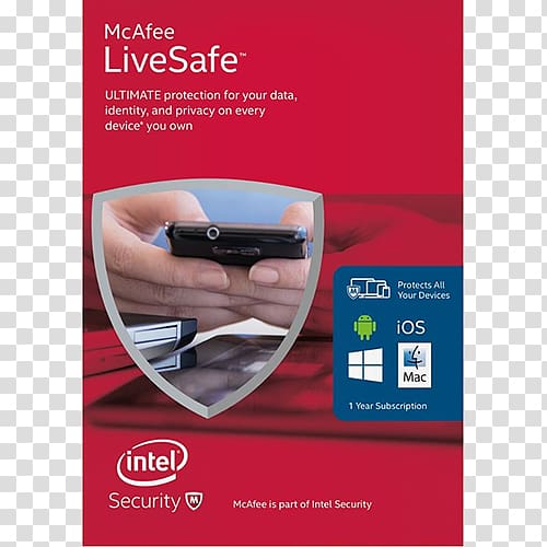 McAfee VirusScan Computer security Antivirus software Internet security, mcafee secure transparent background PNG clipart