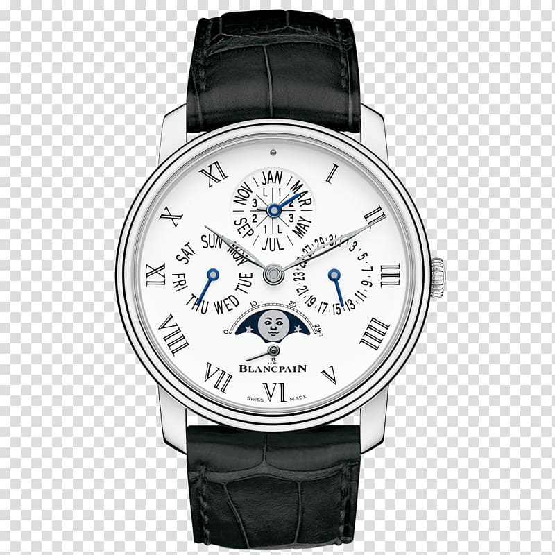 Villeret Chronograph Watch Montblanc Blancpain, watch transparent background PNG clipart