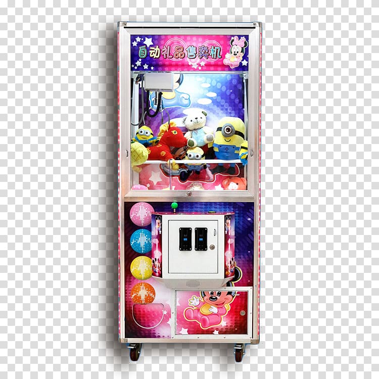 Claw crane Doll Machine, Catch the baby machine transparent background PNG clipart